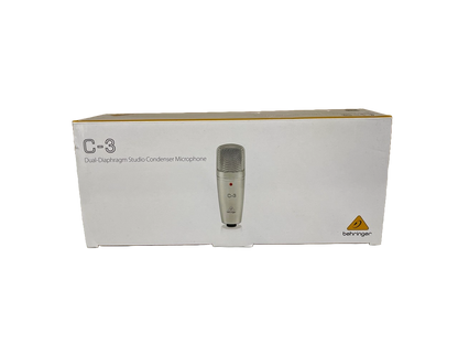 MICROFONO CON CONDENSADOR DE DUAL-DIAFRAGMA BEHRINGER C-3