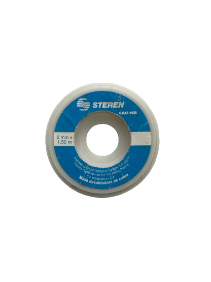 MALLA DE SOLDADURA DE COBRE DE 2MM X 1.52M STEREN CAU-168