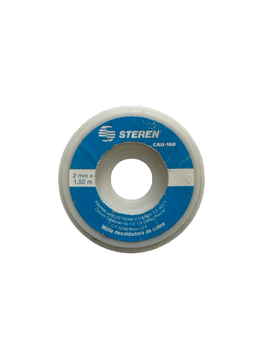 MALLA DE SOLDADURA DE COBRE DE 2MM X 1.52M STEREN CAU-168