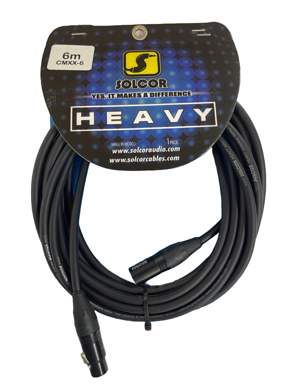 CABLE XLR A XLR 6 MTS SOLCOR CMXX-6