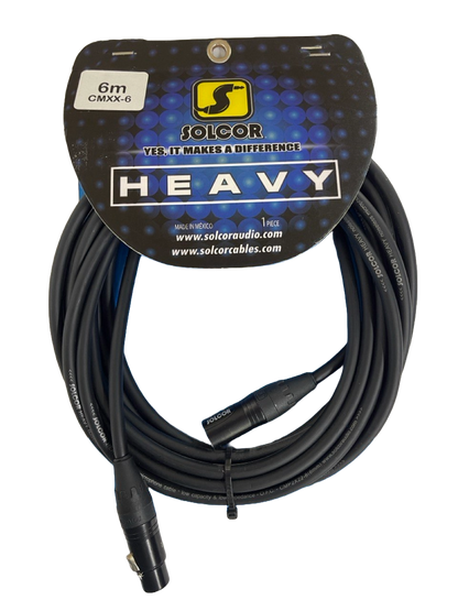 CABLE XLR A XLR 6 MTS SOLCOR CMXX-6