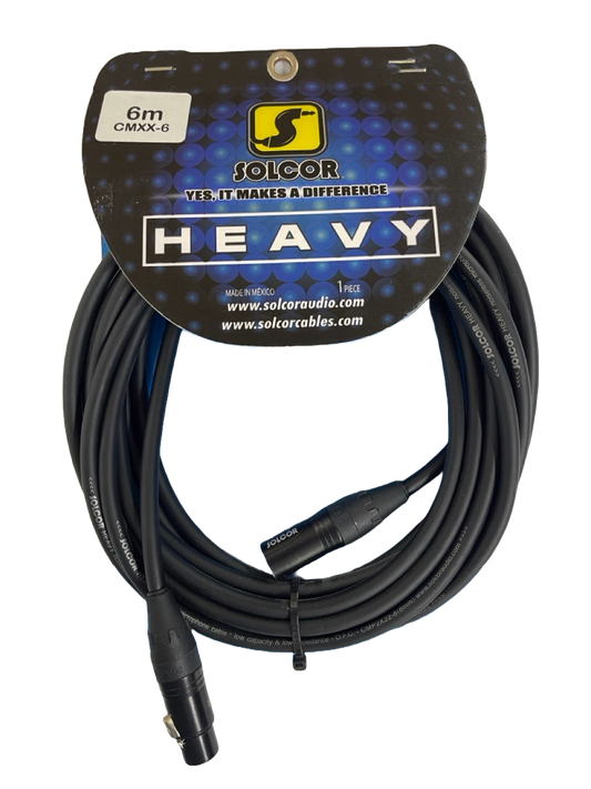 CABLE XLR A XLR 6 MTS SOLCOR CMXX-6