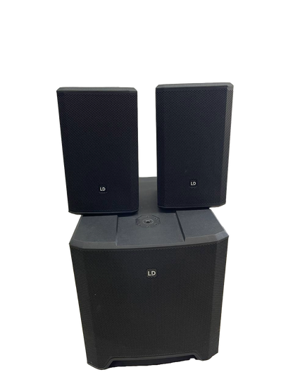 SISTEMA DE AUDIO CON SOPORTE GRAVITY Y CABLES LD SYSTEMS DAVE18G4X