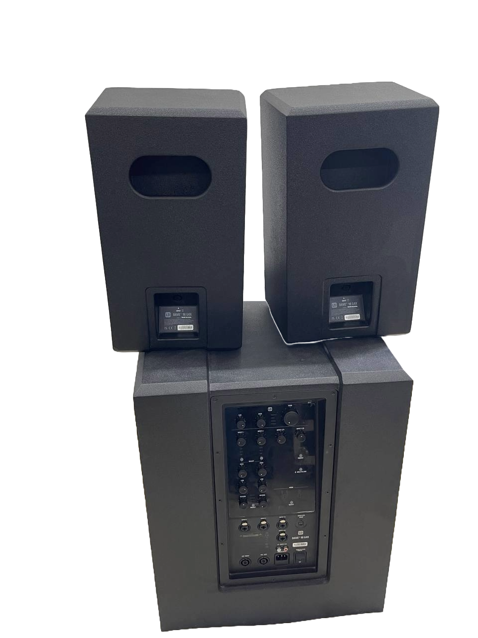 SISTEMA DE AUDIO CON SOPORTE GRAVITY Y CABLES LD SYSTEMS DAVE18G4X