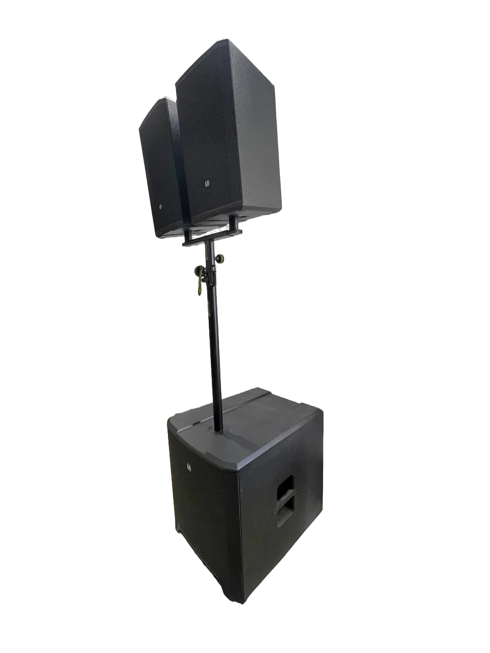 SISTEMA DE AUDIO CON SOPORTE GRAVITY Y CABLES LD SYSTEMS DAVE18G4X