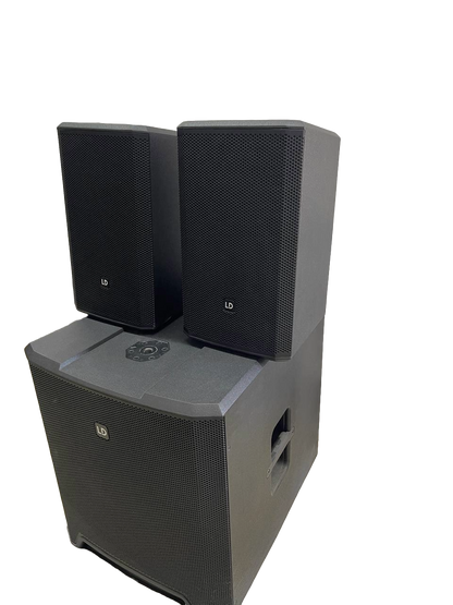 SISTEMA DE AUDIO CON SOPORTE GRAVITY Y CABLES LD SYSTEMS DAVE18G4X