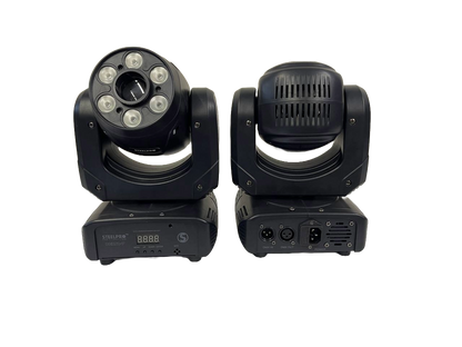 PAR DE CABEZAS MOVILES NEW LED GOBO WASH LIGHT STEELPRO DELTA-7-K