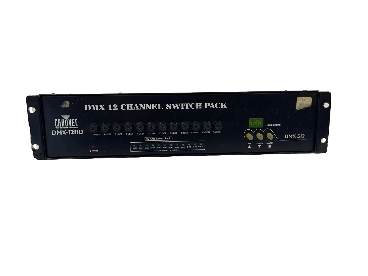 SWITCH BOX DMX DE 12 CANALES CHAUVET DMX-1280