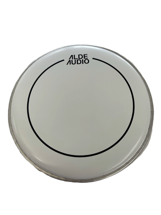PARCHE 10" PARA BATERIA TOMS COLOR BLANCO ALDE AUDIO DRUMMW10