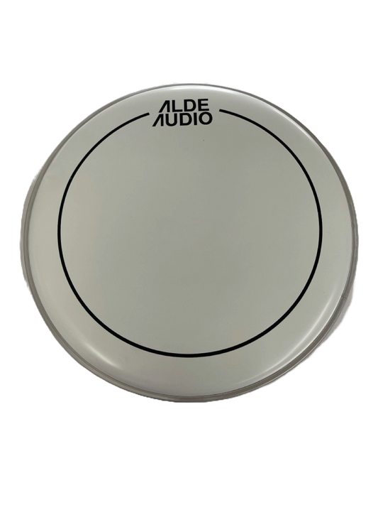 PARCHE 12" PARA BATERIA TOMS COLOR BLANCO ALDE AUDIO DRUMWH12