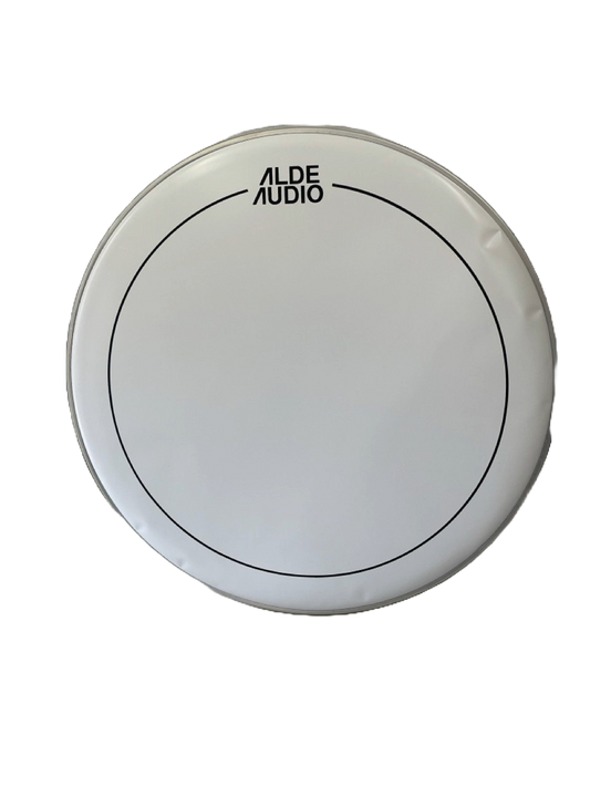 PARCHE BLANCO PARA TOM DE 24’’ ALDE ALDE AUDIO DRUMWH24