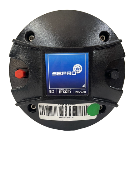 DRIVER DE TITANIO DE 110 DBS Y 600W SUPER BRIGHT & LOUD DRV600