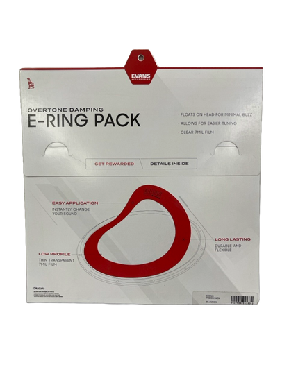 SET DE AROS SILENCIADORES PARA BATERIA DE 10'', 12'', 14'' Y 14'' EVANS ER-FUSION