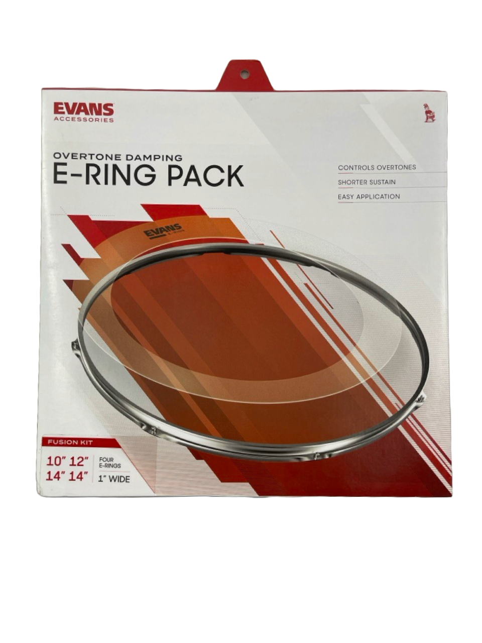 SET DE AROS SILENCIADORES PARA BATERIA DE 10'', 12'', 14'' Y 14'' EVANS ER-FUSION