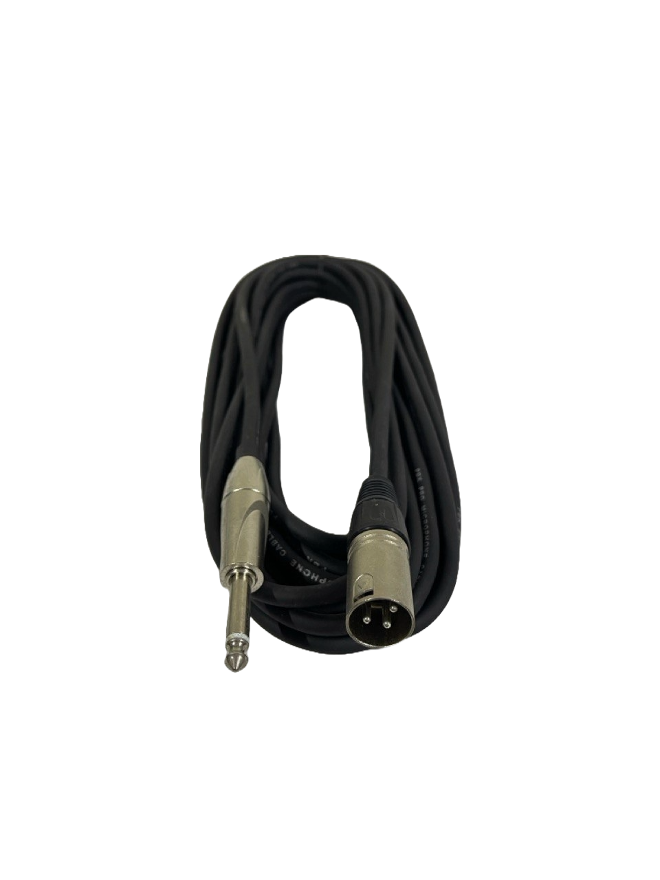 CABLE XLR A XLR 6.3 10 MTS EVOLUTION PBK EVCP-10MR