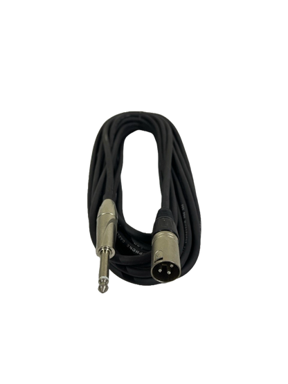 CABLE XLR A XLR 6.3 10 MTS EVOLUTION PBK EVCP-10MR