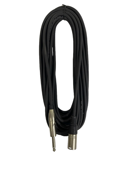 CABLE XLR A XLR 6.3 10 MTS EVOLUTION PBK EVCP-10MR
