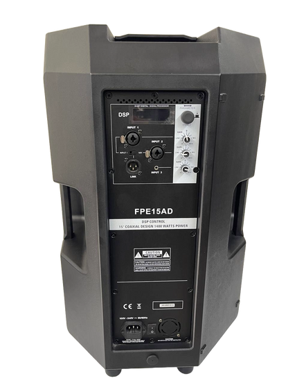 ALTAVOZ ACTIVO DE RANGO COMPLETO POTENCIA 1400W SOUNDKING FPE15AD