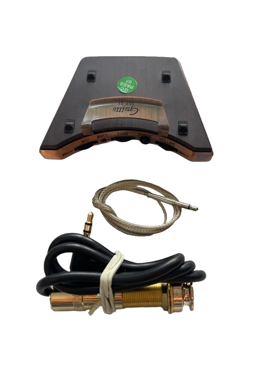 PASTILLA DOBLE PIEZOELECTRICA PARA GUITARRA CLASICO EFECTO INVERSION FASE JOYO GGP-01