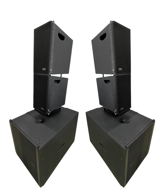 SET LINE ARRAY COAXIAL ACTIVO SOUNDKING GL26SA