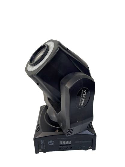 CABEZA MOVIL LED CON GOBOS LIGHT, CON ARO DE LUZ RGB 60W STEELPRO GOBOS9OH