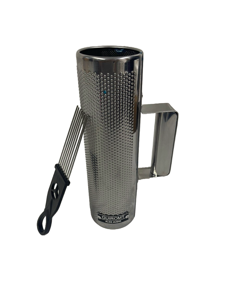 GUIRO DE METAL CILINDRICO CON ACCESORIOS ALDE AUDIO GUIROMT103