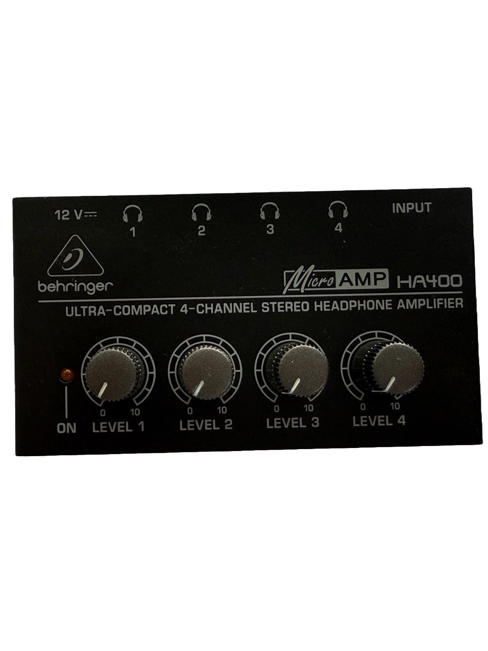 AMPLIFICADOR PARA AUDIFONOS DE 4 CANALES ESTERO BEHRINGER HA400