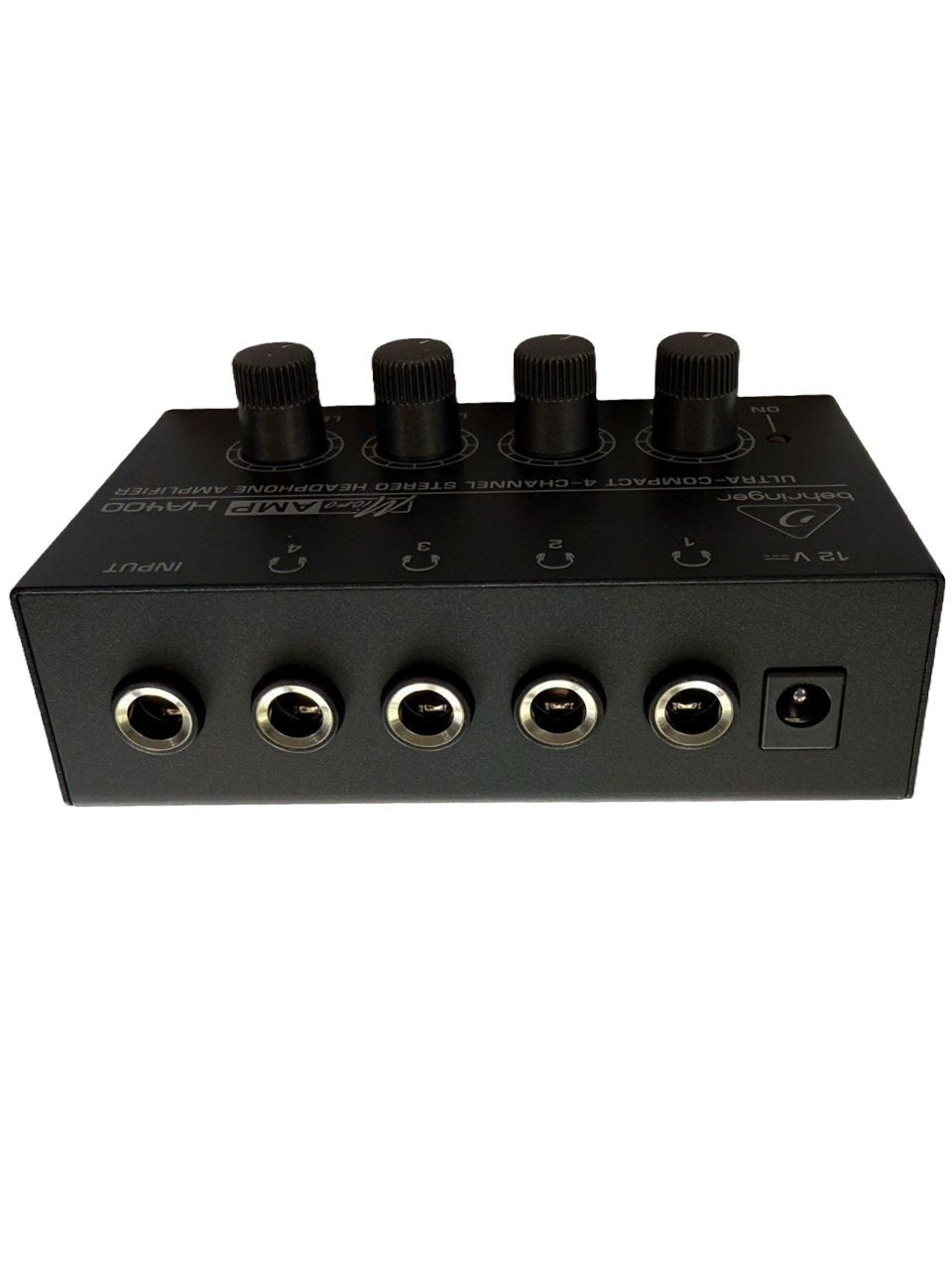 AMPLIFICADOR PARA AUDIFONOS DE 4 CANALES ESTERO BEHRINGER HA400