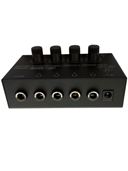 AMPLIFICADOR PARA AUDIFONOS DE 4 CANALES ESTERO BEHRINGER HA400