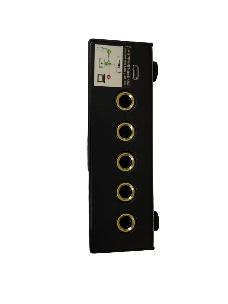 MINI AMPLIFICADOR DE AURICULARES DE ALIMENTACION USB DIVIDE SEÑALES ALCTRON HA4PLUS