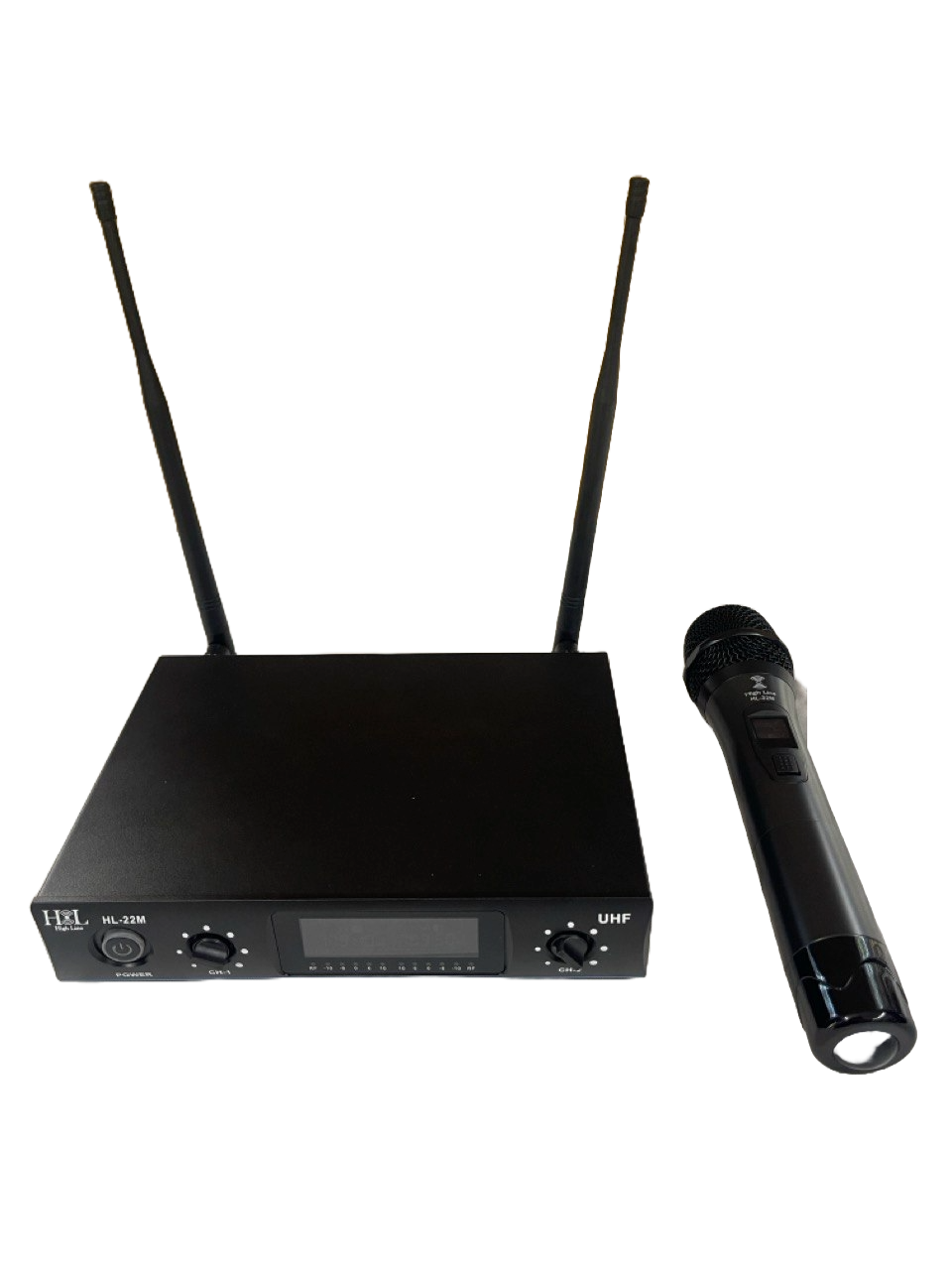 MICROFONOS 2 DE MANO INALAMBRICOS DIGITALES H&L HL-22M