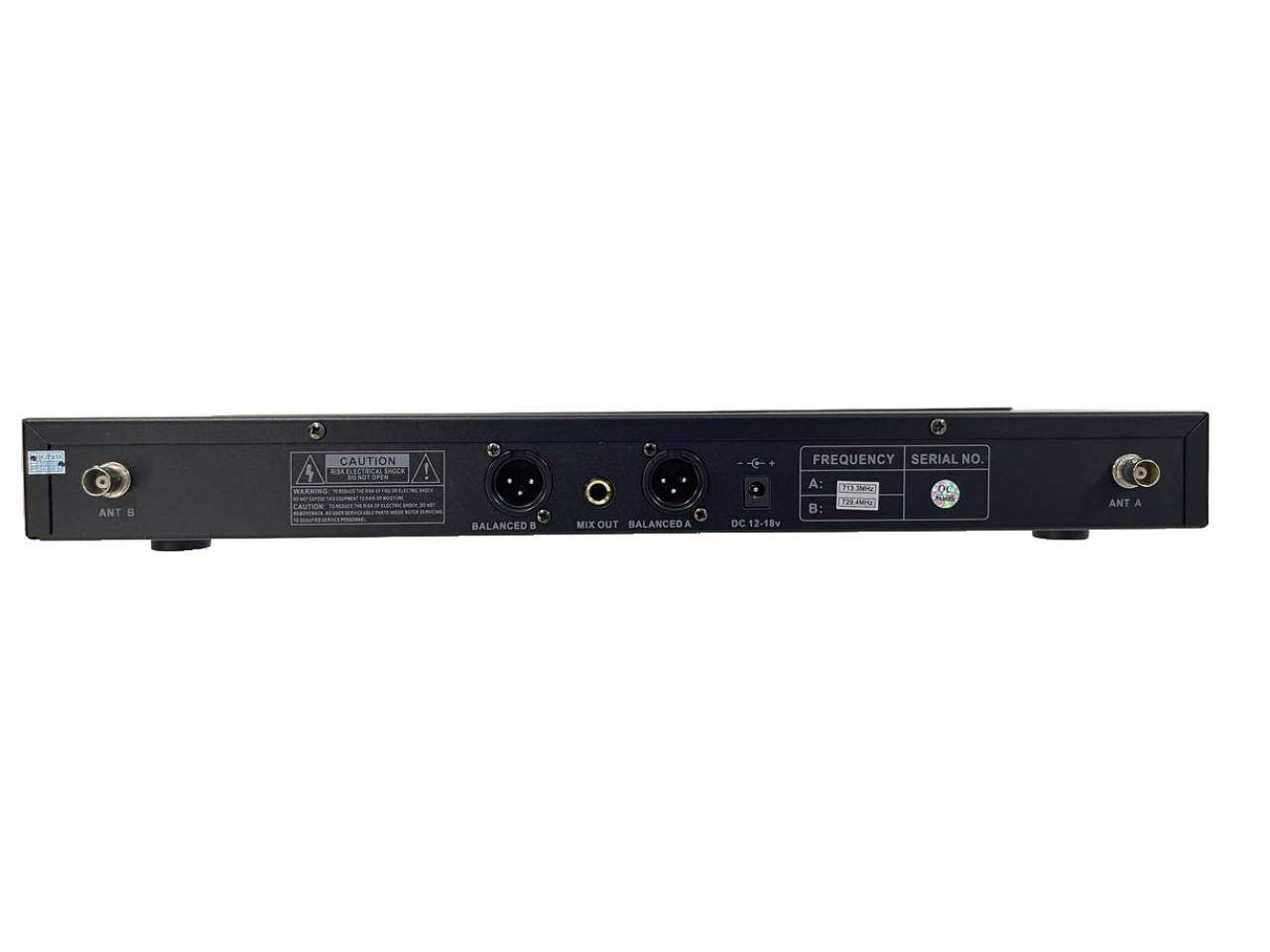 MICROFONO INALAMBRICO DOBLE DE MANO P/RACK H&L HL-32RM