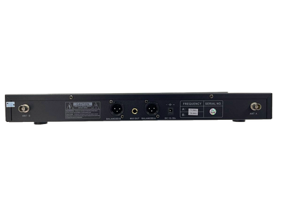 MICROFONO INALAMBRICO DOBLE DE MANO P/RACK H&L HL-32RM