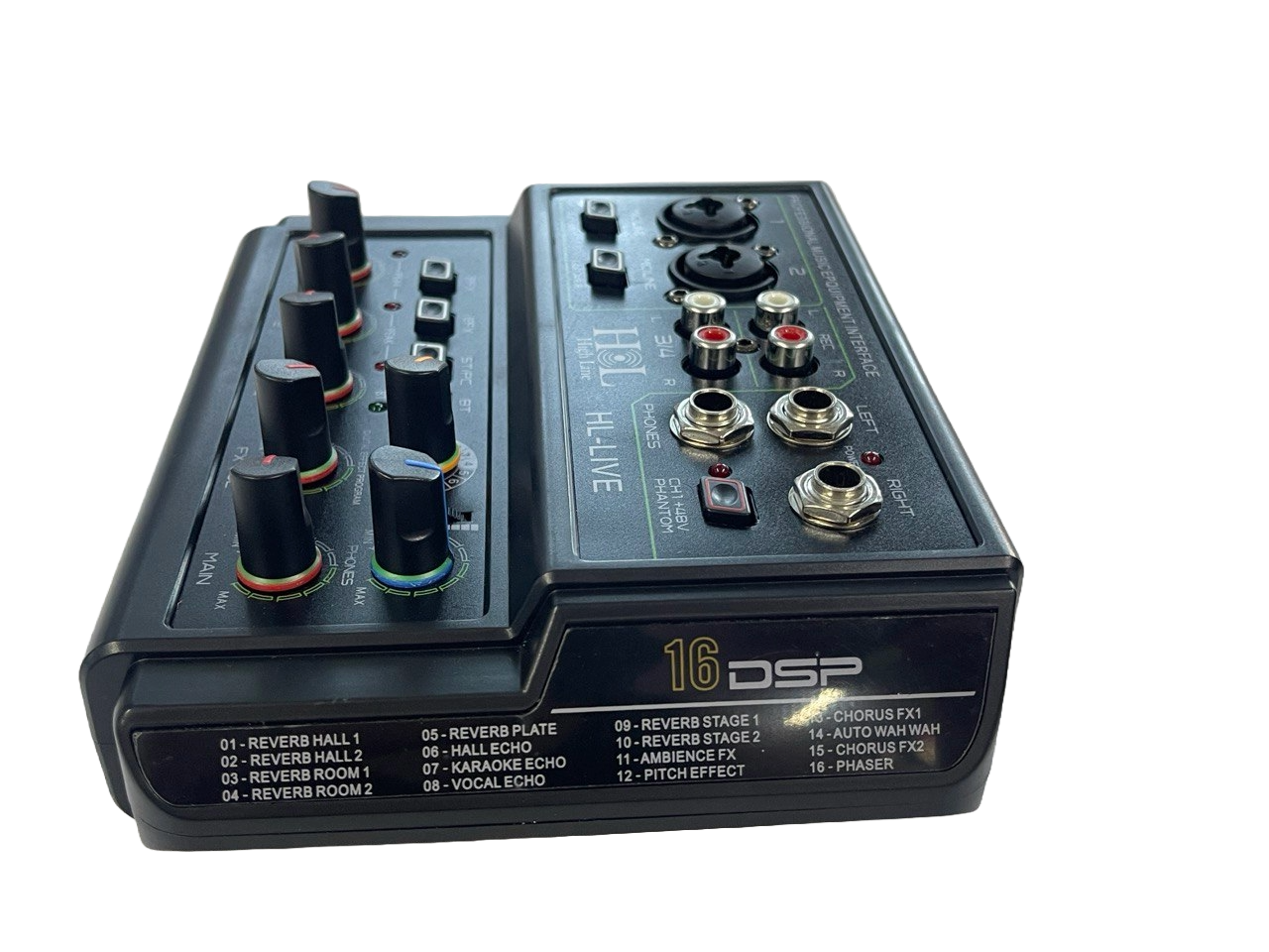 MEZCLADORE DE INTERFACE DE 4 CANALES H&L HL-LIVE