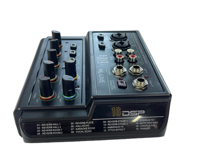 MEZCLADORE DE INTERFACE DE 4 CANALES H&L HL-LIVE