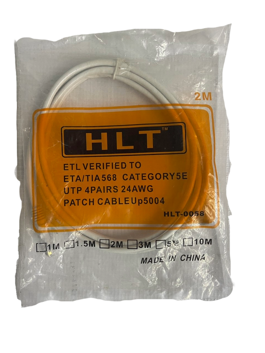 CABLE UTP CAT 5 DE 1 MTS HLT HLT-0058