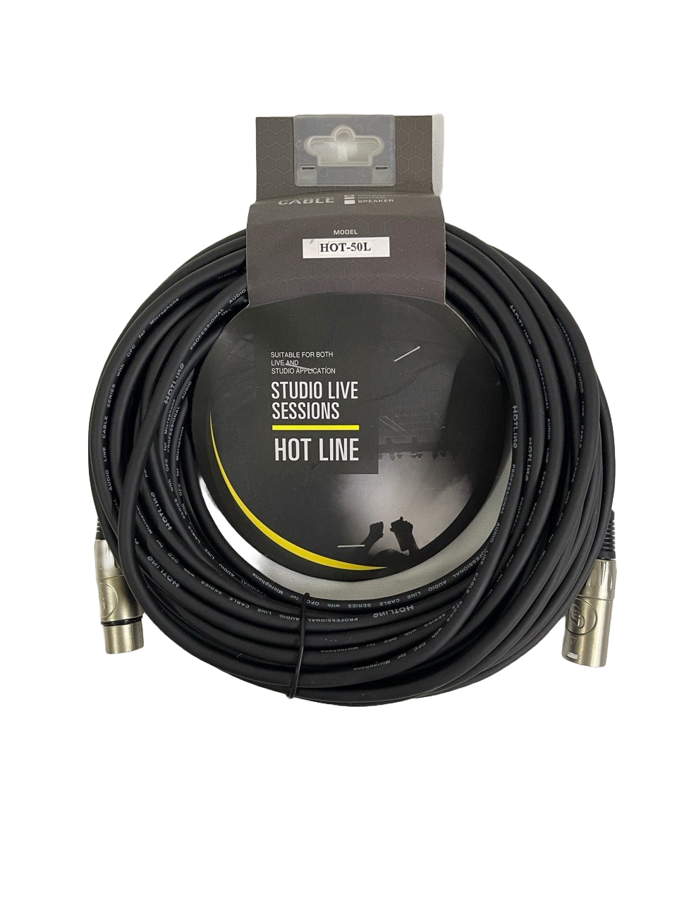 CABLE MICROFONO XLR A XLR 15 METROS LEEM HOT-50L