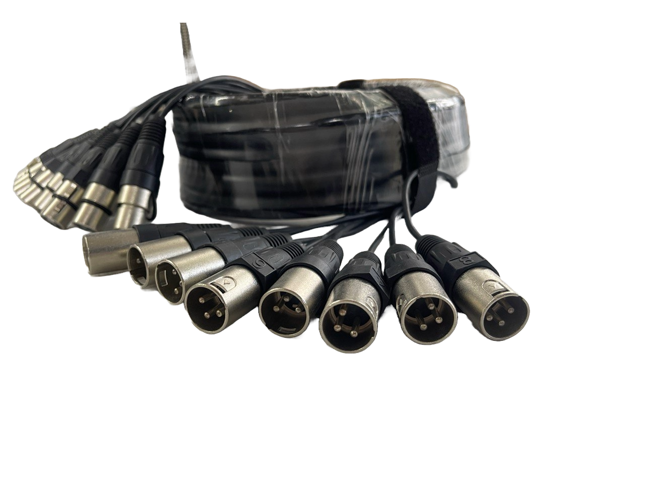 SNAKE DE 8 CANALES SIN RETORNO,  6 METROS CONECTOR XLR M Y H DISTELE HSL7003B