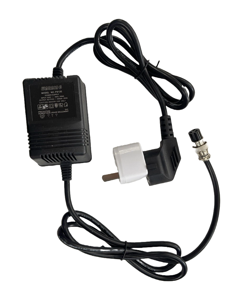 FUENTE DE PODER PARA CONSOLA MEZCLADORES DE 17V 420MA A 220V CONECTOR DE 3 PINES CON CONECTOR EUROPEO MUSIC SHOP I2911EU