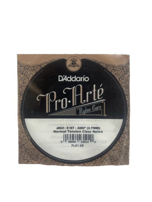 CUERDAS PARA GUITARRA 1RA (0.711MM) NYLON DADDARIO J4501