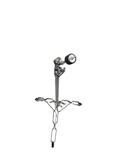 ATRIL STAND TIPO TRIPIE METALICO CROMADO PARA PLATILLOS ALDE AUDIO JA012