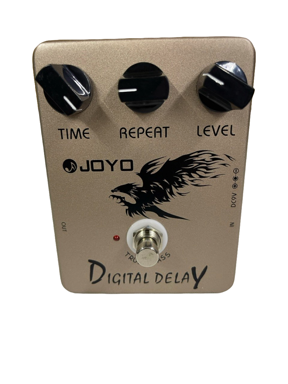 PEDAL DE EFECTO DIGITAL DELAY EN ALUMINIO COLOR AZUL FUERTE JOYO JF-08
