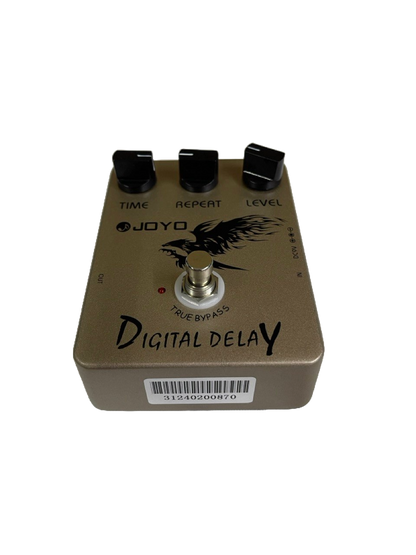PEDAL DE EFECTO DIGITAL DELAY EN ALUMINIO COLOR AZUL FUERTE JOYO JF-08