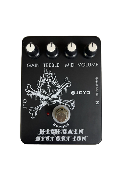 PEDAL PARA GUITARA DE DISTORCION COLOR NEGRO JOYO JF-04