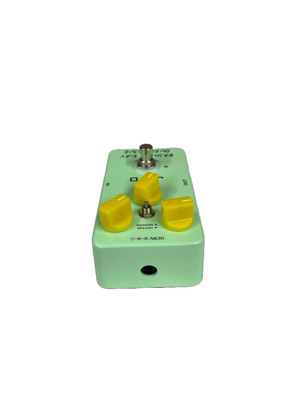 PEDAL DE EFECTO BRIGHT DAY OVERDRIVE EN ALUMINIO COLOR VERDE JOYO JF-25J