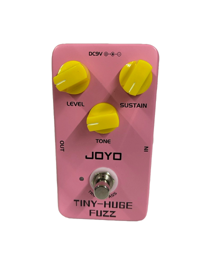 PEDAL DE EFECTO TINY-HUGE, FUZZ CLASICO DE LOS AÑOS 90 JOYO JF-26