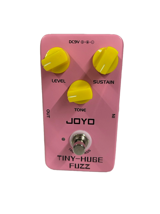 PEDAL DE EFECTO TINY-HUGE, FUZZ CLASICO DE LOS AÑOS 90 JOYO JF-26