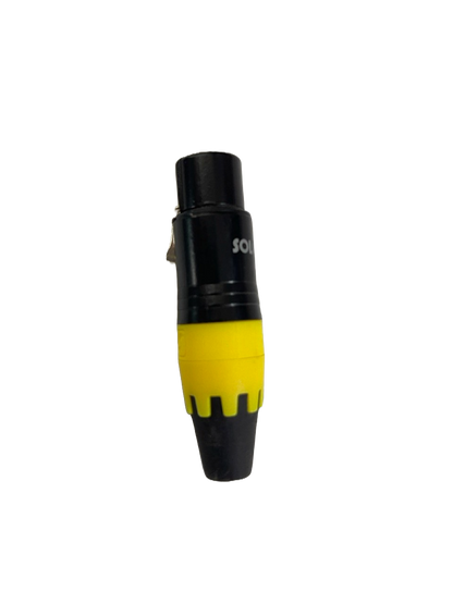 XLR HEMBRA METALICO AMARILLO SOLCOR JKCANA-P