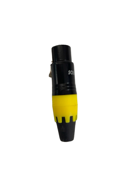 XLR HEMBRA METALICO AMARILLO SOLCOR JKCANA-P