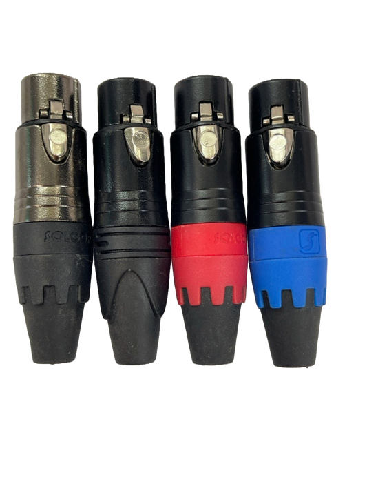 CONECTOR XLR HEMBRA DE 3 PINES SOLCOR JKCANN